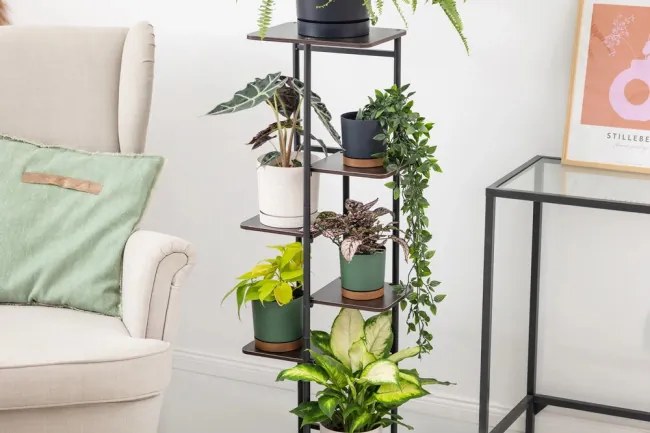 Stojan na kvety MONDO čierny