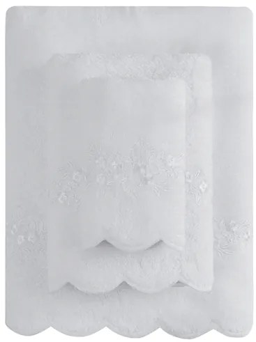 Soft Cotton Osuška SILVIA s čipkou 85x150cm