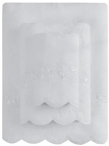 Soft Cotton Uterák SILVIA s čipkou 50x100cm