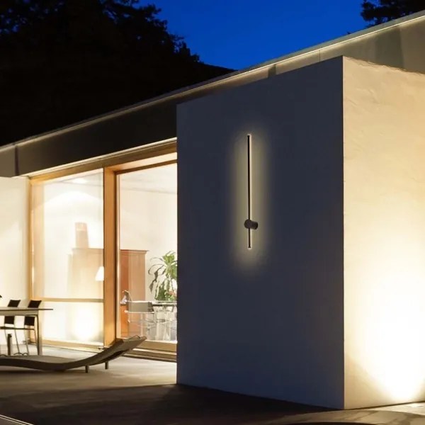 LED Vonkajšie nástenné svietidlo LED/12W/230V 4000K IP65 čierna