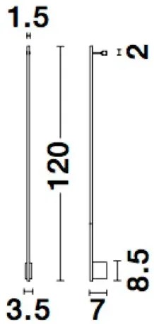 LED nástenné svietidlo Gropius A 120