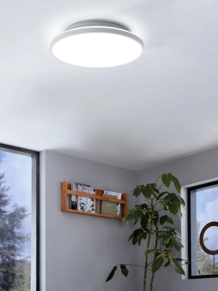 EGLO LED stropné prisadené osvetlenie CRESPILLO, 18W, denná biela, 31,5cm, okrúhle