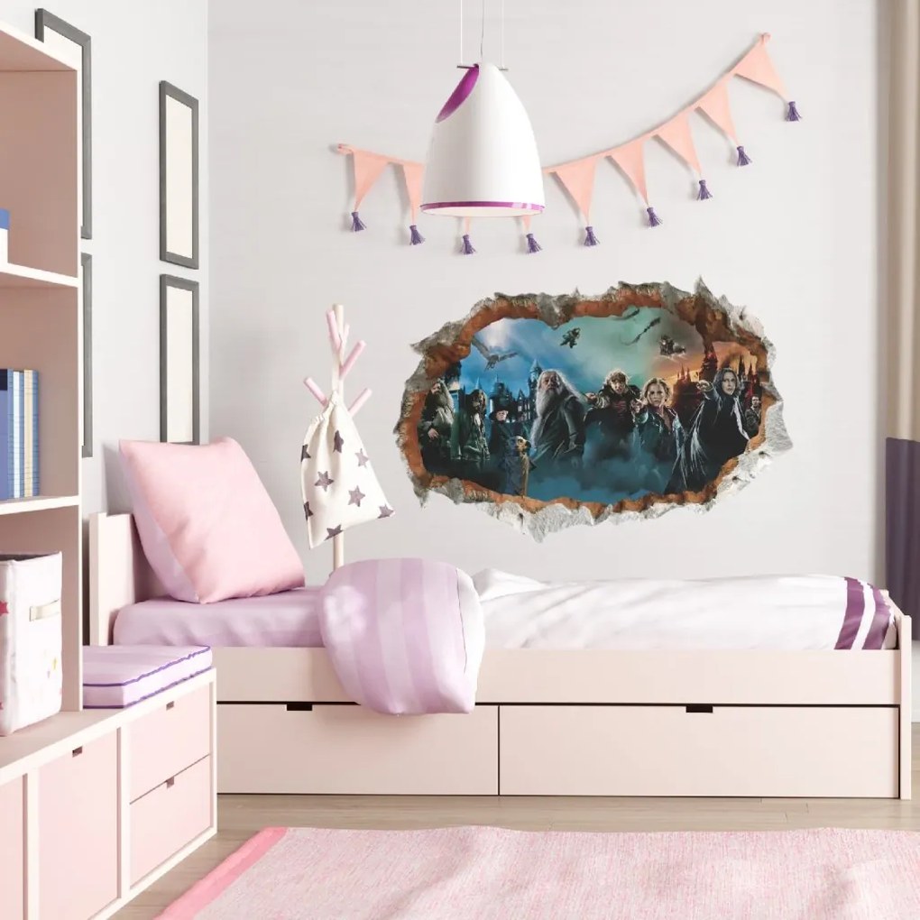 Samolepka na stenu "Harry Potter" 50x70 cm