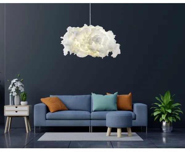 Luster na lanku SERENITY 1xE27/40W/230V biela