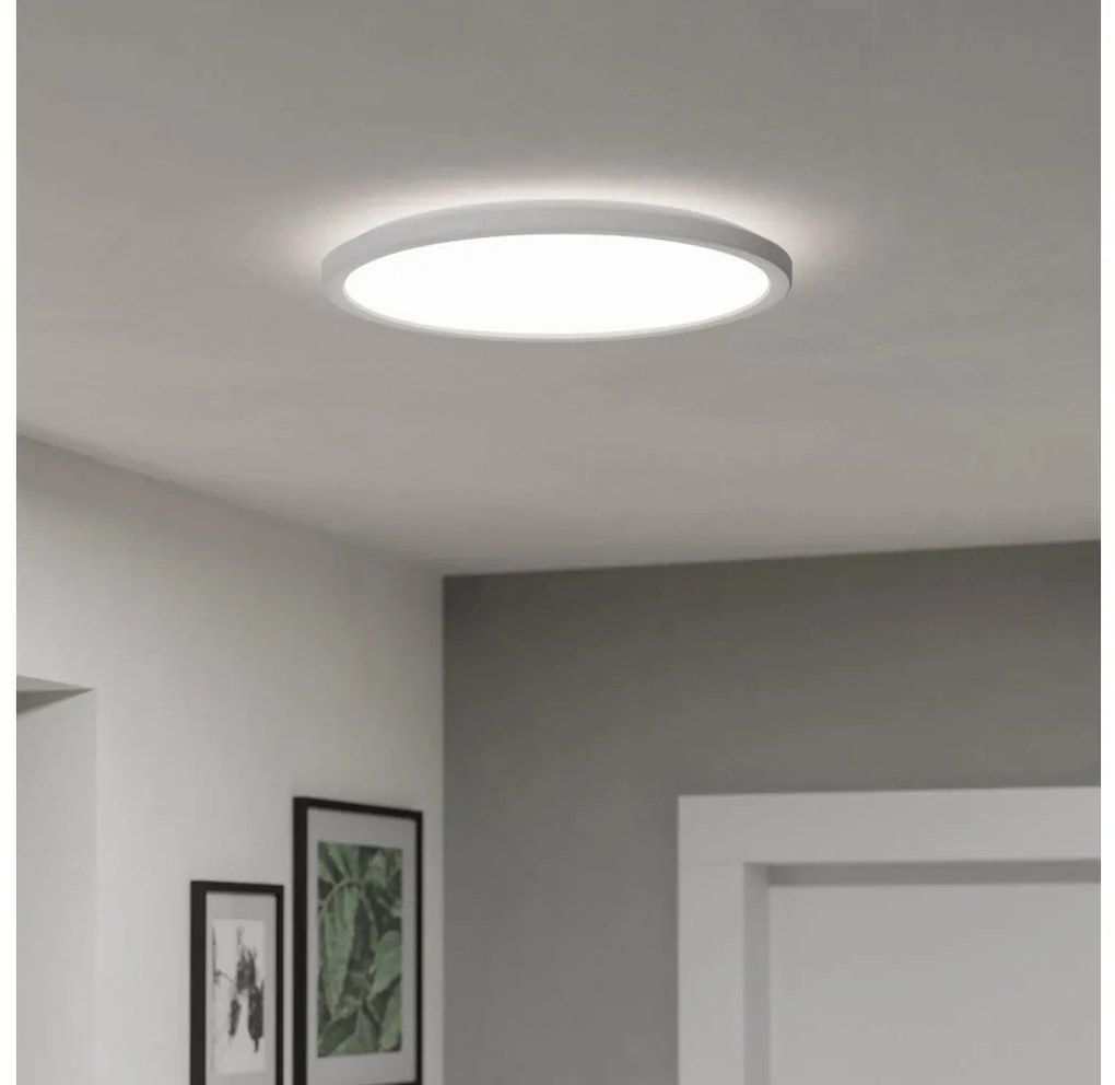 Eglo 901458-LED St. kúpeľ. svietidlo ROVITO-R 18,5W/230V pr.38,9cm IP44 biela +DO