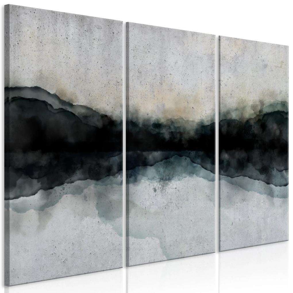 Artgeist Obraz - Mountain Surface of the Lake (3 Parts) Veľkosť: 120x80, Verzia: Premium Print