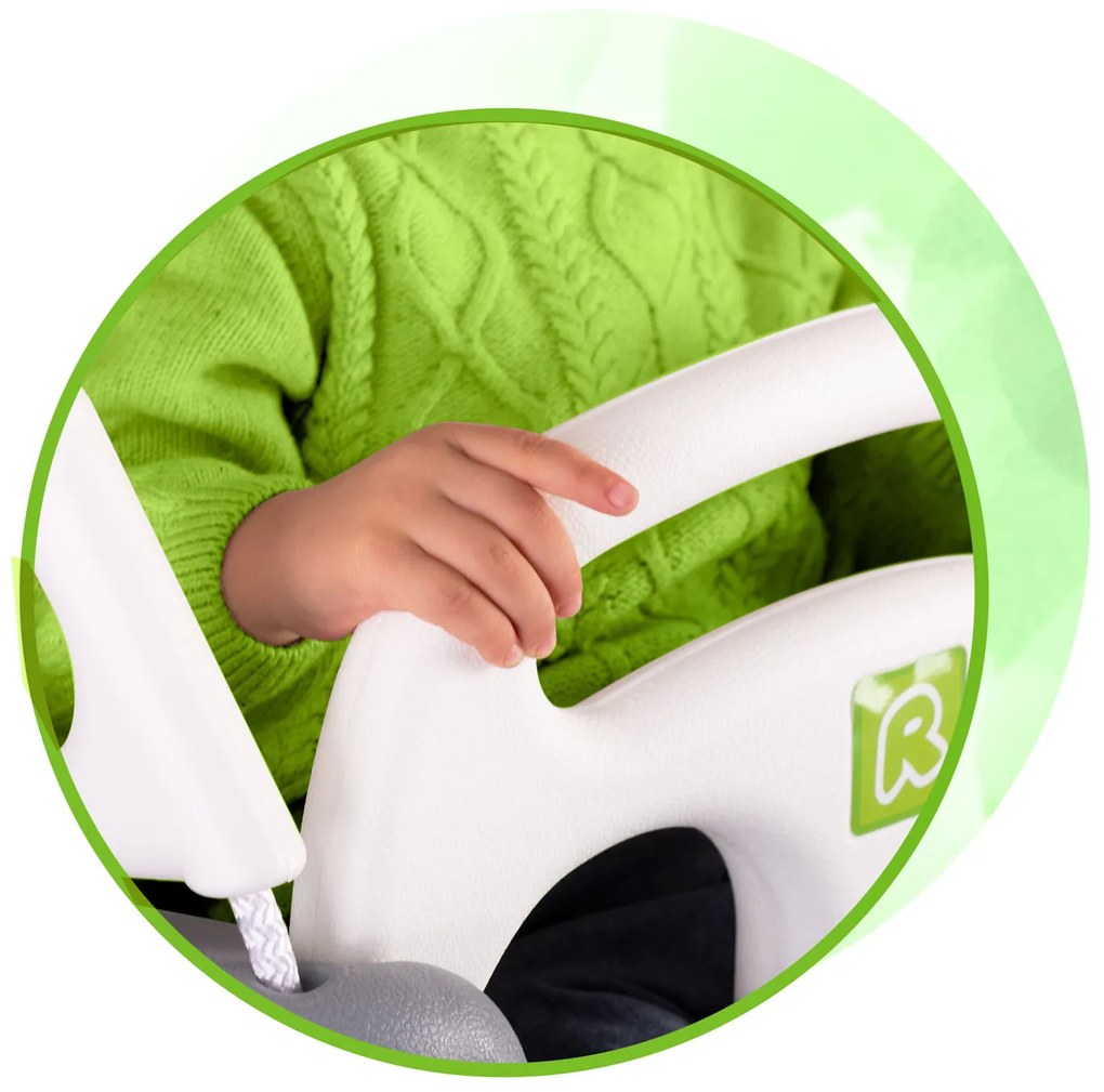 Sloník vedro hojdačka 3v1 Ricokids šedá zelená