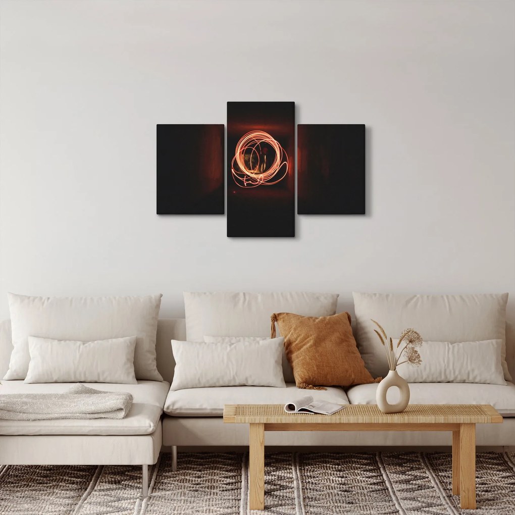 Obraz - čiary v tuneli (90x60 cm)
