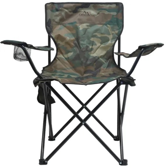 Skladacia kempingová stolička maskáčová