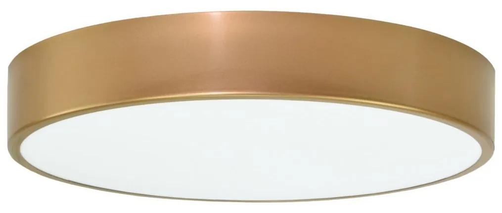 TEMAR Prisadené stropné osvetlenie CLEO, 4xE27, 40W, 50cm, okrúhle, zlaté