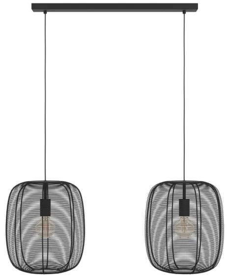Eglo 43966 - Luster na lanku RINROE 2xE27/40W/230V