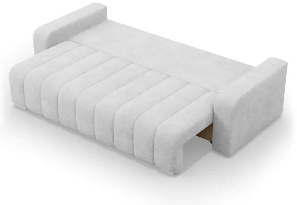 Trojmiestna rozkladacia sedačka ABRIELLE svetlosivá