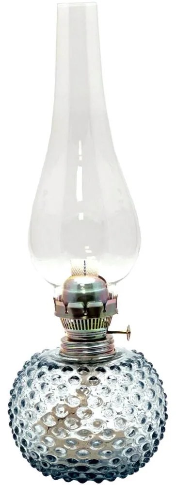 Floriánova huť Petrolejová lampa EMA 38 cm svetlý dym FL0072