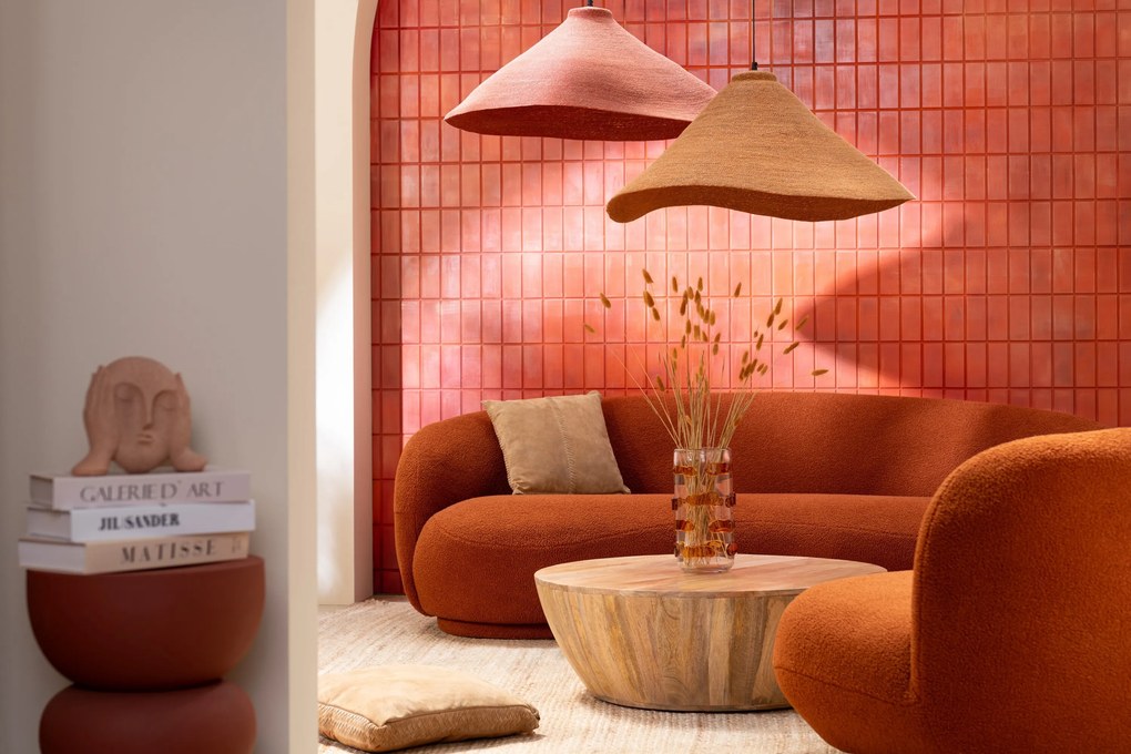 Oranžovodrzavá velká sofa Lounge Snow Poplar - 234*116*73cm