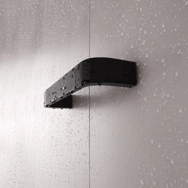 NIMCO NKC 30035-90 - Nástenný vešiak na uteráky NIKAU 39 cm matná čierna