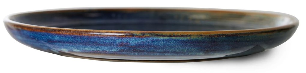 HK living Keramický tanier Rustic Blue 20 cm