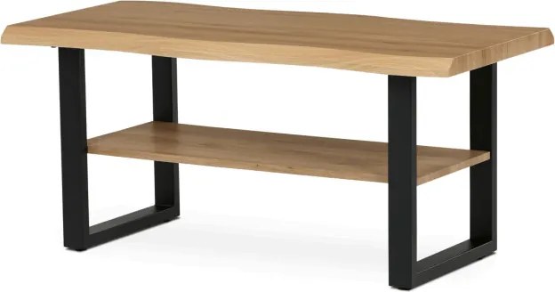 Konferenčný stolík CT-F4212 OAK divoký dub / čierny