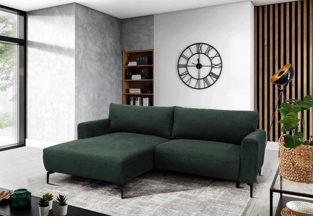 XXXLutz ROHOVÁ SEDAČKA, textil, tmavozelená MID.YOU - Sedačky - 001574005608