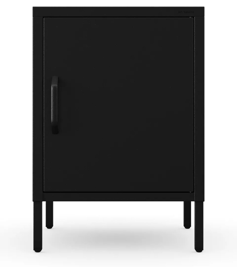 Čierny nočný stolík kovový MIA Modern 424 x 595 x 400 mm