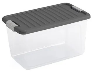Plastový box s vekom a kolieskami 30 l
