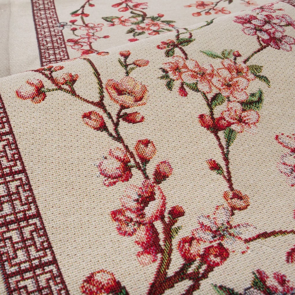 GOBELÍNOVÝ OBRUS THAI 100X100 CM VZOROVANÝ