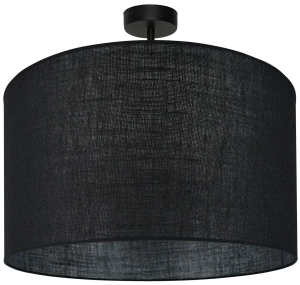 Brilagi - Prisadený luster TUBES ROLLER 1xE27/15W/230V pr. 50 cm čierna