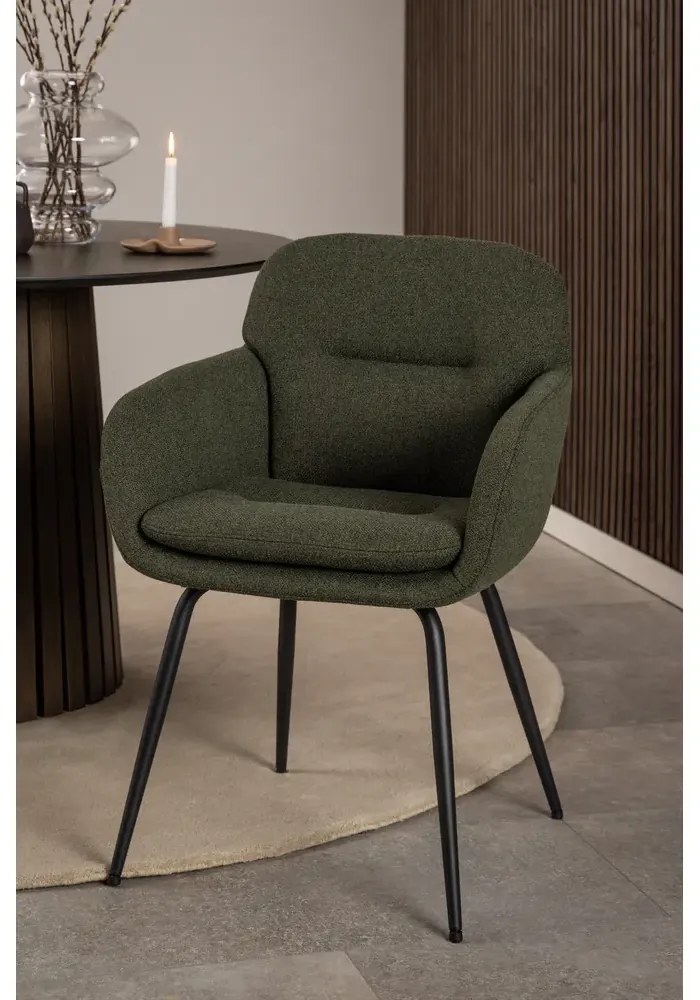 Jídelní křeslo Dora zelené