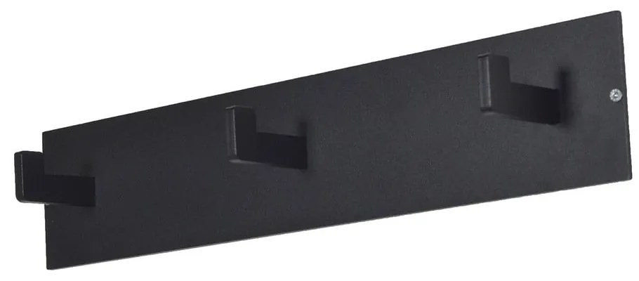 Čierny kovový nástenný vešiak Leatherman – Spinder Design