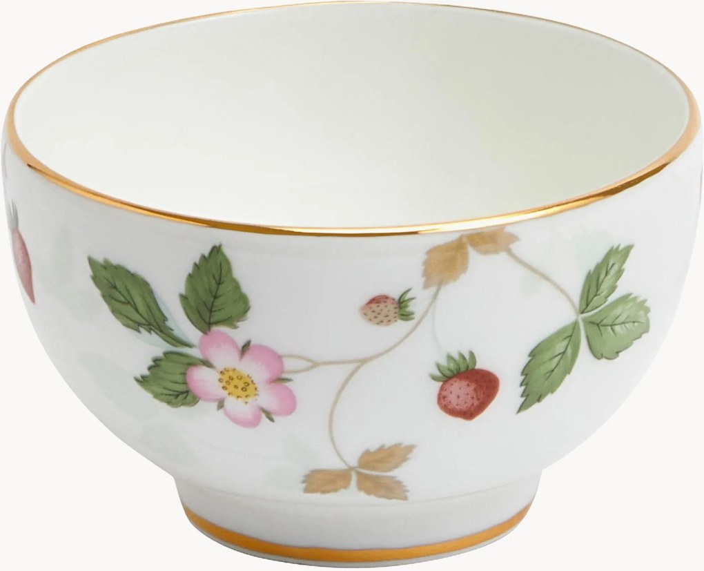 Šálka na čaj z jemného kostného porcelánu Wild Strawberry