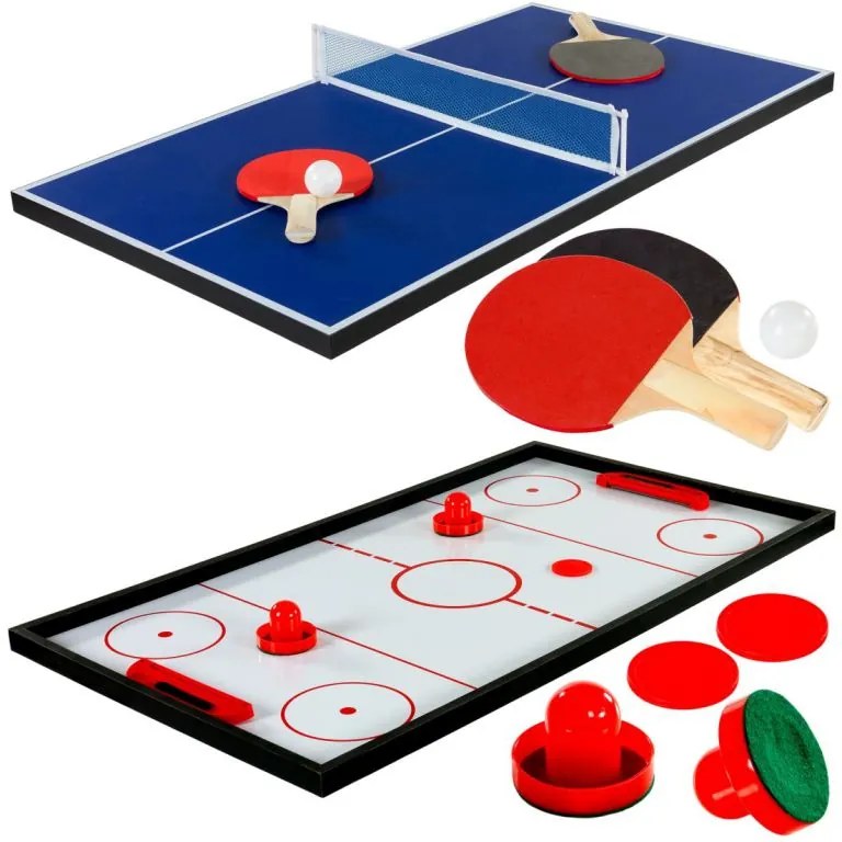 GAMESPLANET® 40544 Multifunkčný herný stôl 15 v 1 - tmavo hnedý