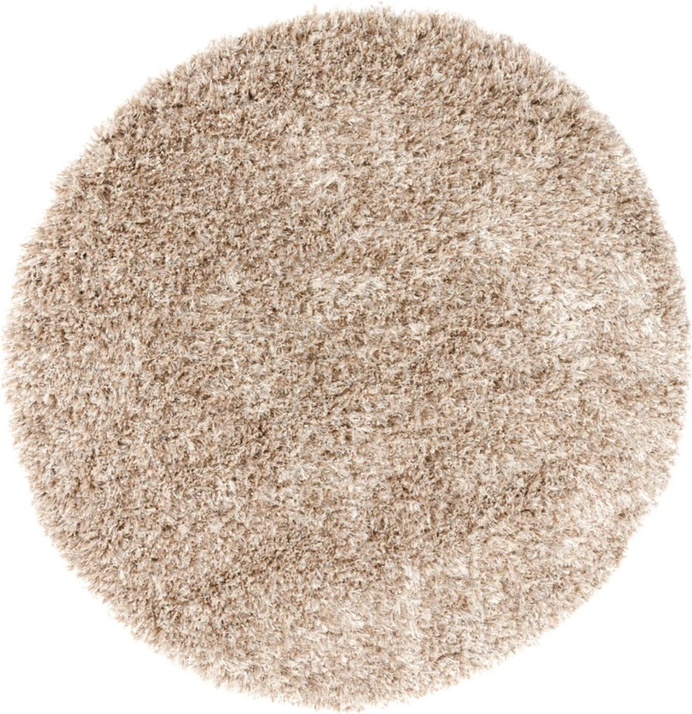 Osta, Kusový koberec Rhapsody 2501 102 kruh, 160x160 (priemer) kruh, béžová, obývacia izba