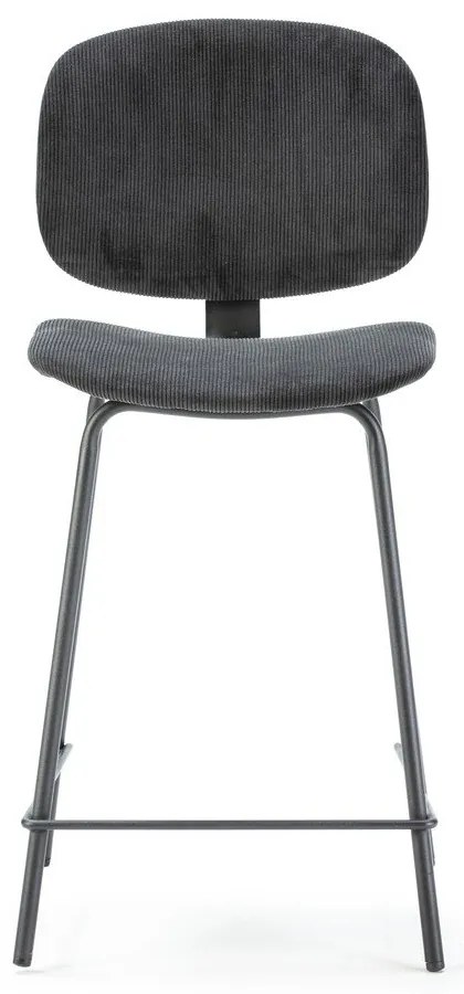 Čierne barové stoličky v súprave 2 ks (výška sedadla 66 cm) Arus – Marckeric