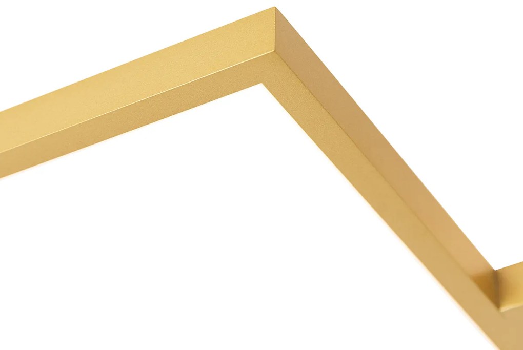 Stropné svietidlo zlaté vrátane LED 3-stupňový stmievač 5-svetlo - Lejo