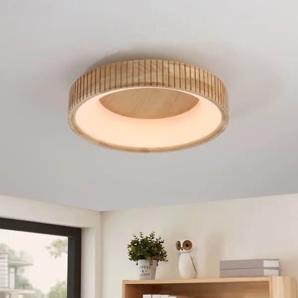 Brilagi - LED stropné svietidlo FALCON WOOD MODERN LED/30W/230V pr. 45 cm drevo