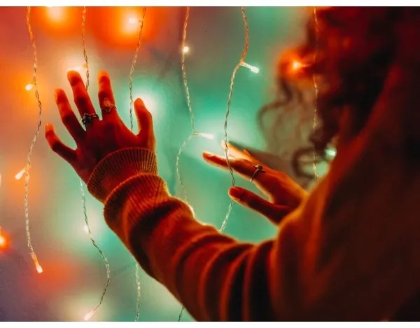 Twinkly TWW210SPP-TEU - LED RGB Vonkajší vianočný záves 210xLED 6,1m IP44 Wi-Fi