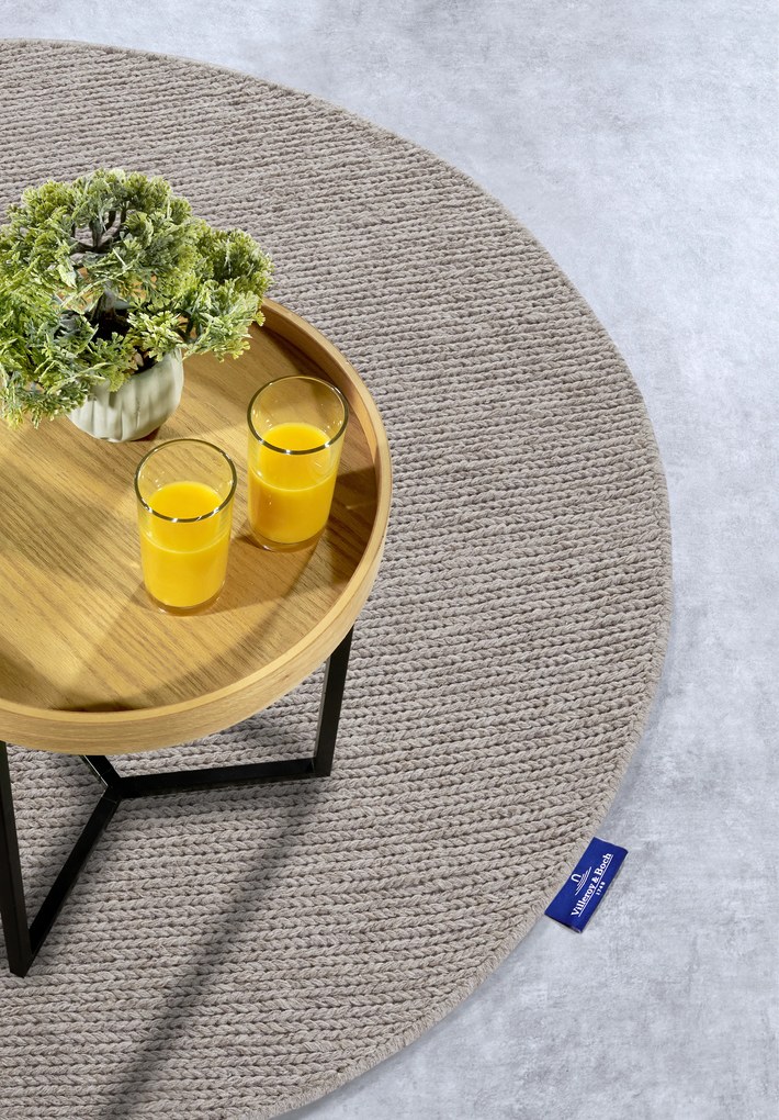 Kusový koberec Villeroy & Boch 106049 Beige kruh, 200x200 (priemer) kruh, béžová, obývacia izba, Villeroy & Boch