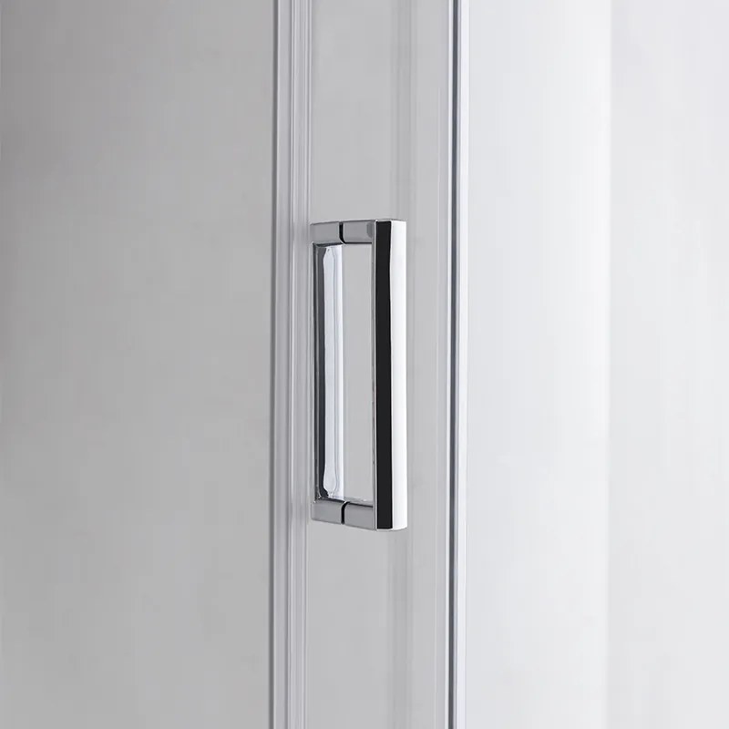 BPS-koupelny Štvrťkruhový sprchový kút HYD-RK94C 100x100 cm chróm/transparent + vanička HYD-RSV-SXL01A biela