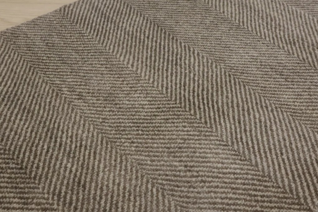 Mujkoberec Original, Ručne viazaný indický koberec Sirsa 1311 brown, 60x90, béžová, obývacia izba