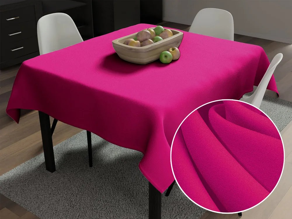 Biante Dekoračný štvorcový obrus Rongo RG-096 Fuchsiový 80x80 cm