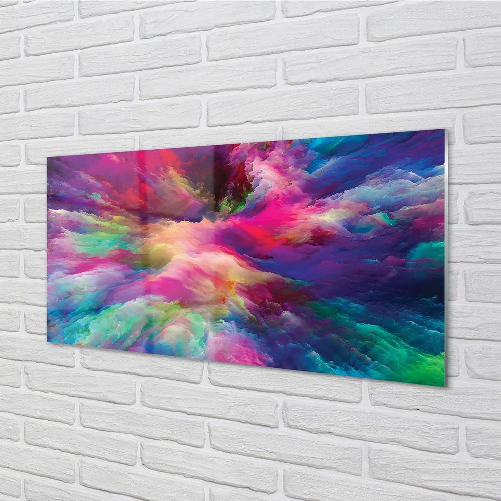 Obraz na akrylátovom skle Fraktály farebné 140x70 cm
