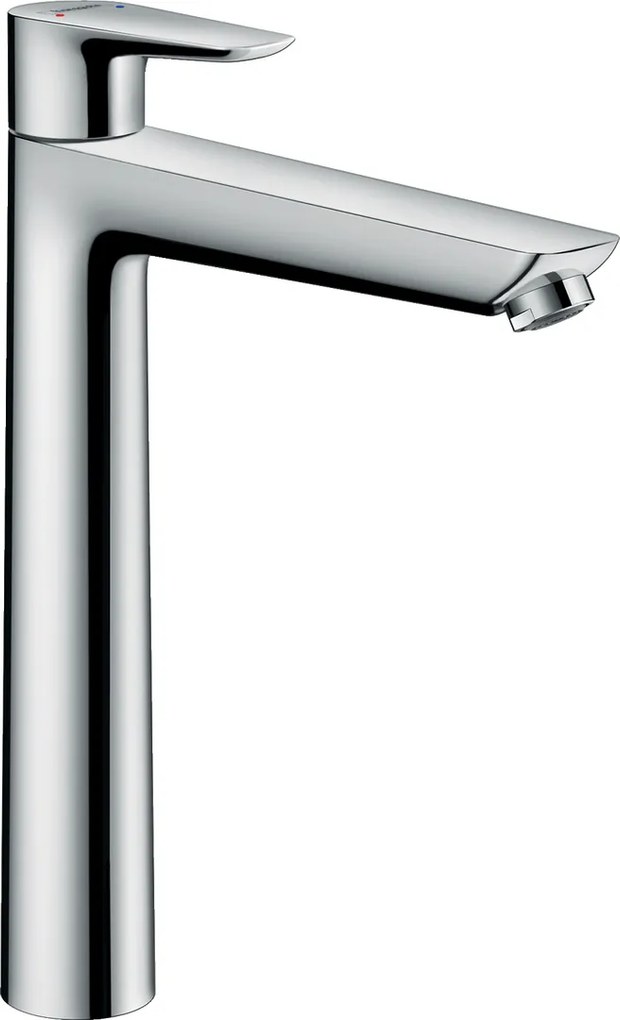 Hansgrohe Talis E, vysoká umývadlová batéria 240 s odtokovou súpravou s tiahlom, chrómová, HAN-71716000