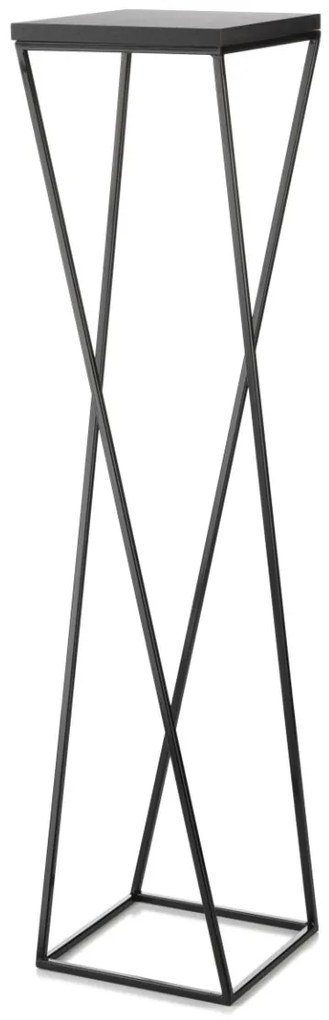 Kvetinový stojan LOFT I 100 cm čierny