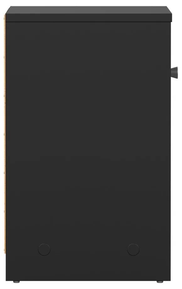 Čierny nočný stolík May – Tvilum