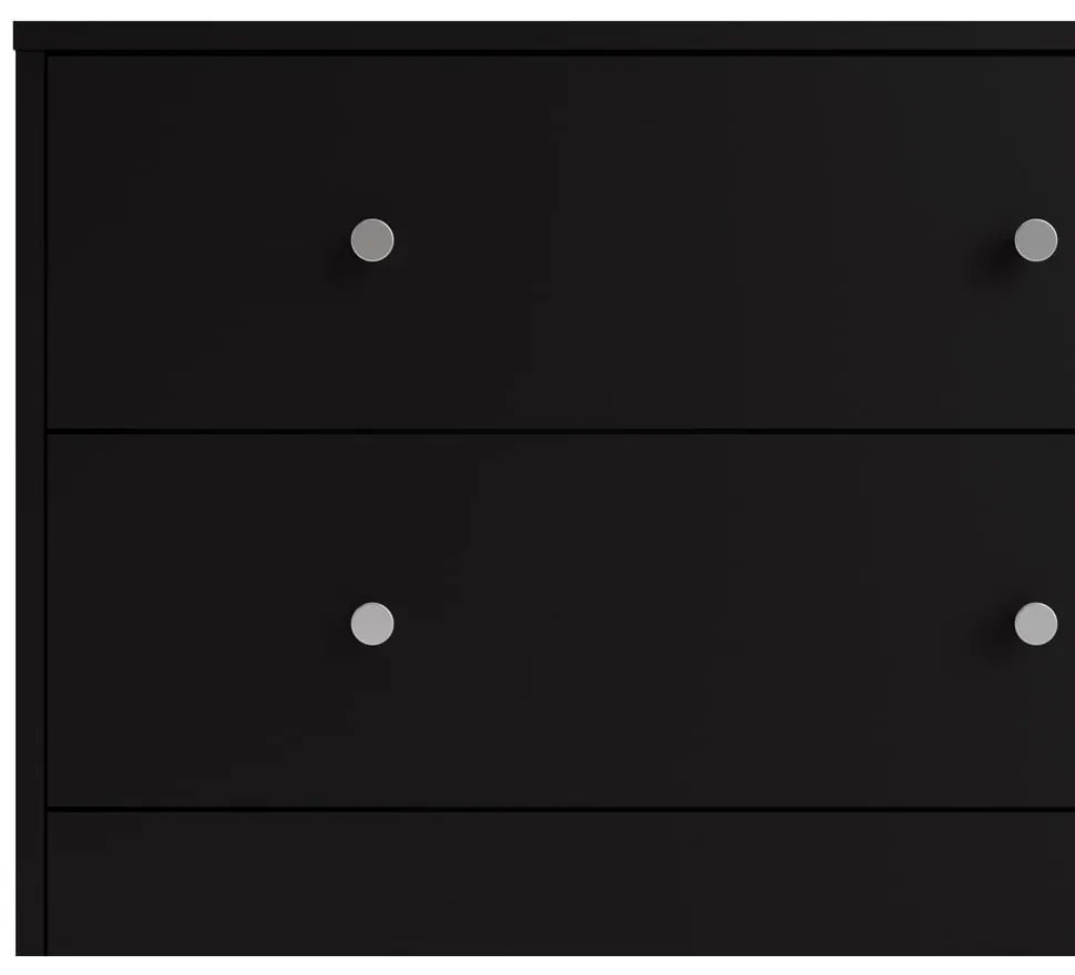 Čierna komoda Tvilum May, 143 x 68 cm
