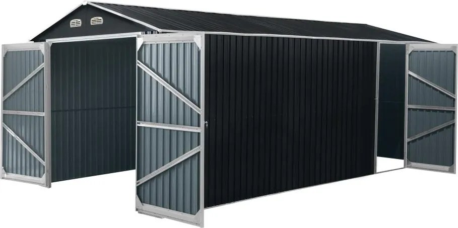 Záhradný domček / garáž Avenberg 6.02 x 3 m ANTRACIT CG-K2010-B