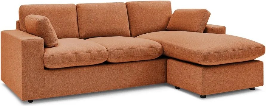 Oranžová rohová pohovka Belair – Bobochic Paris