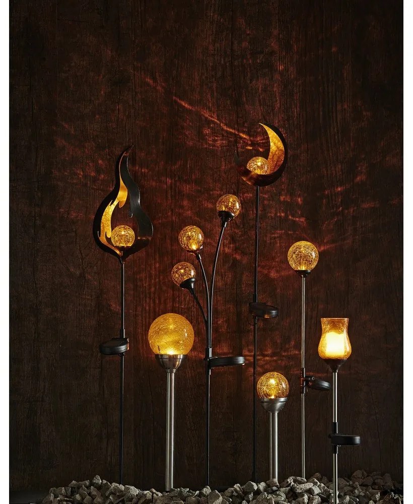 Oranžová záhradná LED dekorácia Star Trading Roma