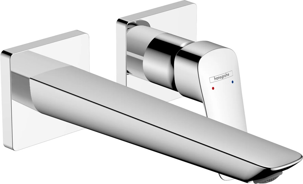 Hansgrohe Logis, umývadlová batéria Fine pod omietku, 2-otvorová inštalácia, EcoSmart, chrómová, 71256000