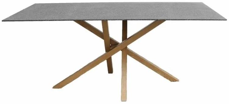 Piazza jedálenský stôl 180x90 cm (natur/spraystone)