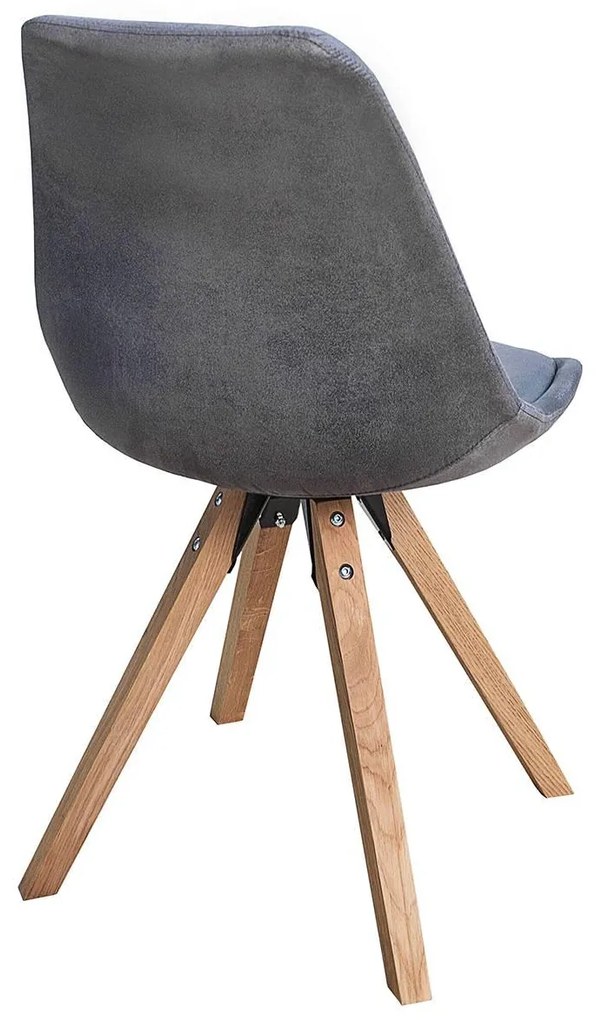 Stolička Sweden NewLook antracit